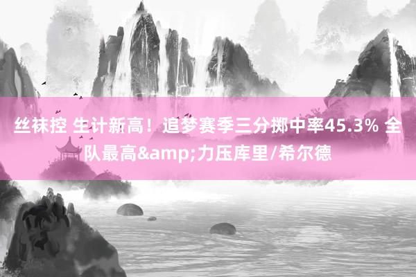 丝袜控 生计新高！追梦赛季三分掷中率45.3% 全队最高&力压库里/希尔德